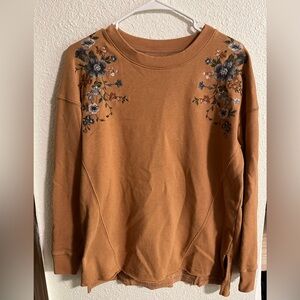 American Eagle Outfitters Embroidered Sweater